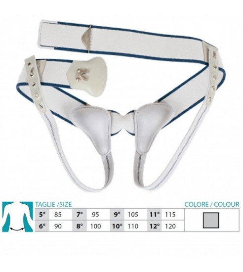 Orione Bilateral Hernia Truss Whit Anatomical Pads - Ref. 352