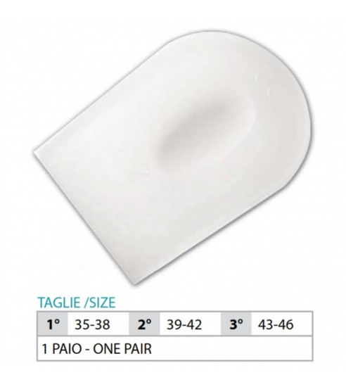 OK PED Tallonetta piatta con scarico in silicone Paio Ref. 99