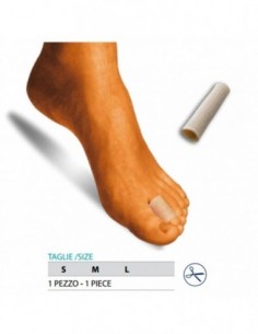 OK PED Tubo De Gel Para Dedo Revestido En Tejido - Ref. G106