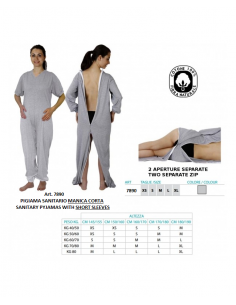 HOMECARE Pijama Geriátrico Mangas Cortas - Ref. 7890
