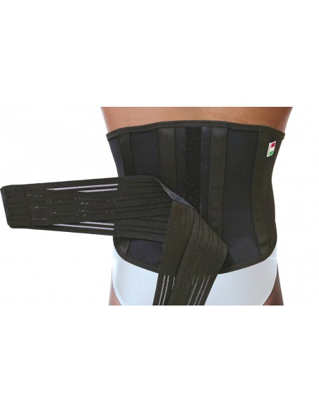 ORIONE Corsetto lombosacrale in tessuto AIR DRY altamente traspirante Ref. 3084