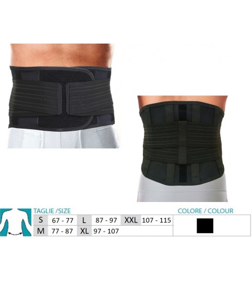 ORIONE Corsetto lombosacrale in tessuto AIR DRY...