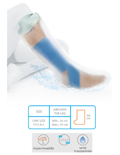 COVER FOR ORTHOSES AND PLASTER CASTS ADULT SIZE - SHORT...