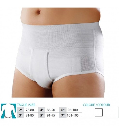 Medium Height Hernia Support Briefs - Ref. 319