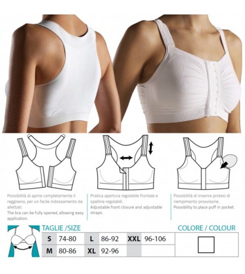 Mastectomy Bra with low cut sides - Thin strap bras - Bra with