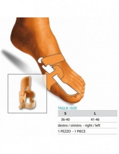 OK PED Correttore notturno per alluce valgo Ref. 229